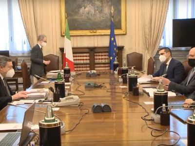 Consultazioni: Bonaccini incontra il Presidente Draghi 10.02.2021