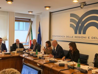 Conferenza Regioni 17/10/2019: incontro con ministro De Micheli