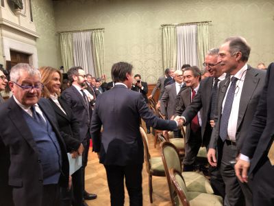 50 anni Regioni: Conferenza Stato-Regioni con Conte (l'arrivo del Presidente del Consiglio)