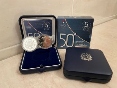 Numismatica: Moneta celebrativa 50° Regioni a statuto ordinario