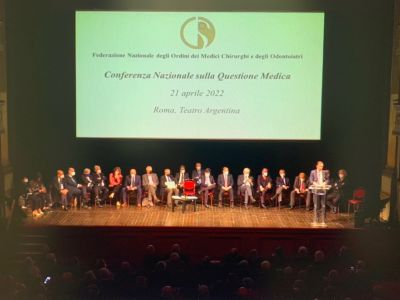 Medici: Fedriga a conferenza FNOMCEO 21.04.2022