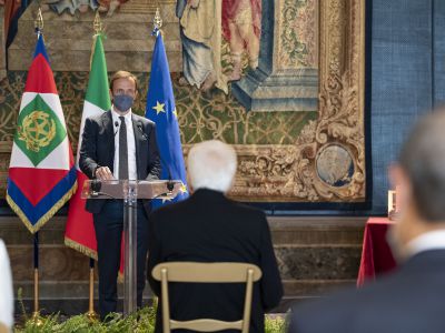 40°Regioni: I Presidenti delle Regioni al Quirinale dal Presidente Mattarella - (F.te Quirinale) - 24.06.2021