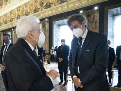 40°Regioni: I Presidenti delle Regioni al Quirinale dal Presidente Mattarella - (F.te Quirinale) - 24.06.2021