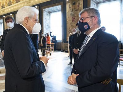 40°Regioni: I Presidenti delle Regioni al Quirinale dal Presidente Mattarella - (F.te Quirinale) - 24.06.2021