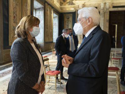 40°Regioni: I Presidenti delle Regioni al Quirinale dal Presidente Mattarella - (F.te Quirinale) - 24.06.2021