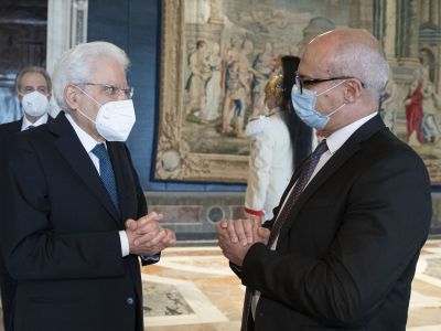 40°Regioni: I Presidenti delle Regioni al Quirinale dal Presidente Mattarella - (F.te Quirinale) - 24.06.2021