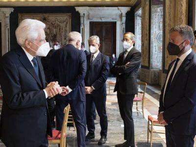 40°Regioni: I Presidenti delle Regioni al Quirinale dal Presidente Mattarella - (F.te Quirinale) - 24.06.2021