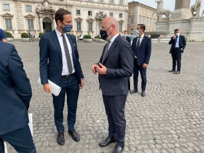 40°Regioni: incontro al Quirinale (foto Presidenti all'uscita) - 24.06.2021