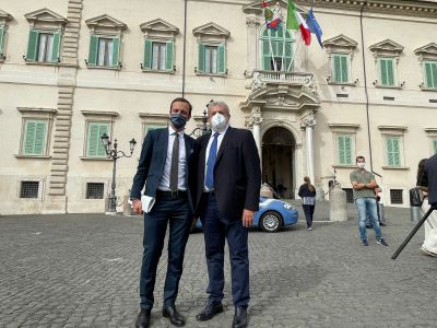 40°Regioni: incontro al Quirinale (foto Presidenti all'uscita) - 24.06.2021