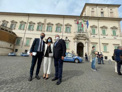 40°Regioni: incontro al Quirinale (foto Presidenti all'uscita) - 24.06.2021