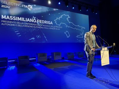 Selecting Italy 2024 - 9 aprile - I saluti del Presidente Massimiliano Fedriga