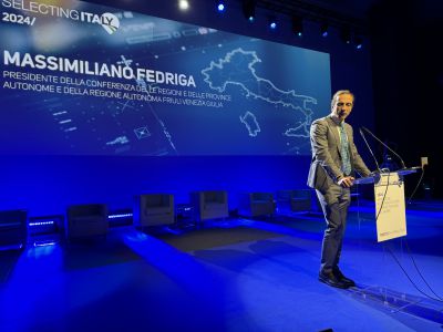 Selecting Italy 2024 - 9 aprile - I saluti del Presidente Massimiliano Fedriga