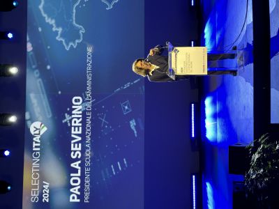 Selecting Italy 2024 - 9 aprile - La Presidente della Scuola Nazionale dell'Amministrazione Paola Severino