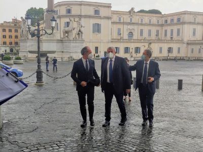 40°Regioni: incontro al Quirinale (foto Presidenti all'uscita) - 24.06.2021